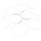 Ekena Millwork Small Beacon Decorative Fretwork Wall Panels in Architectural Grade PVC, 11 3/8"W x 11 3/8"H x 3/8"T WALP12X12BEA - alternate 2